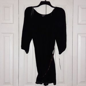 NWT My Michelle Black Dress W/Belt